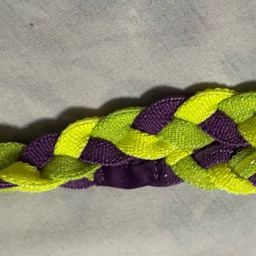 Under Armour Braided Headband - Purple and Green - Picture 2 of 2